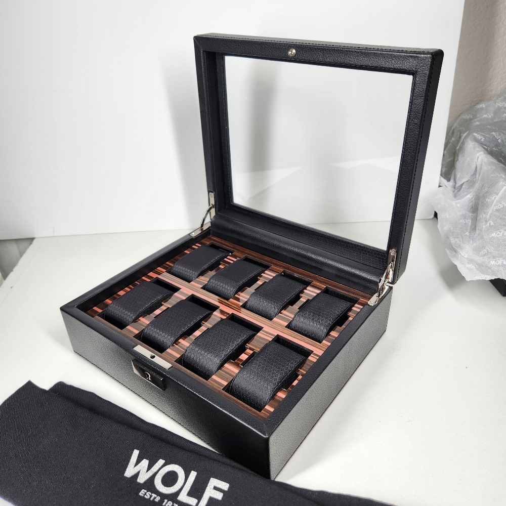 Wolf Roadster 8 piece Watch Box